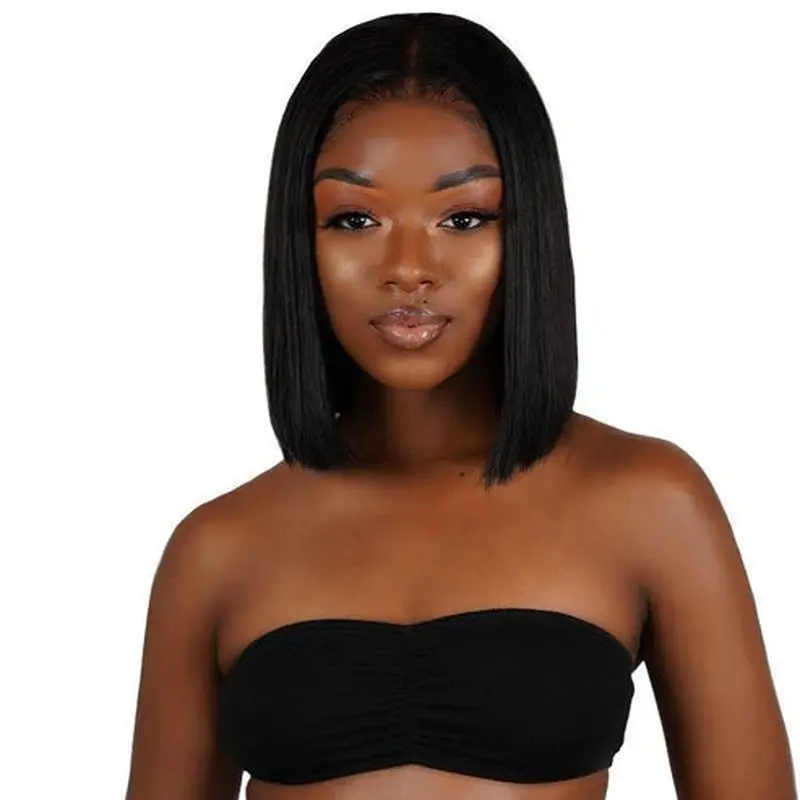 Rio 100% Human Hair 13x4 HD Lace Frontal Bob Wig - Straight, Choose Length