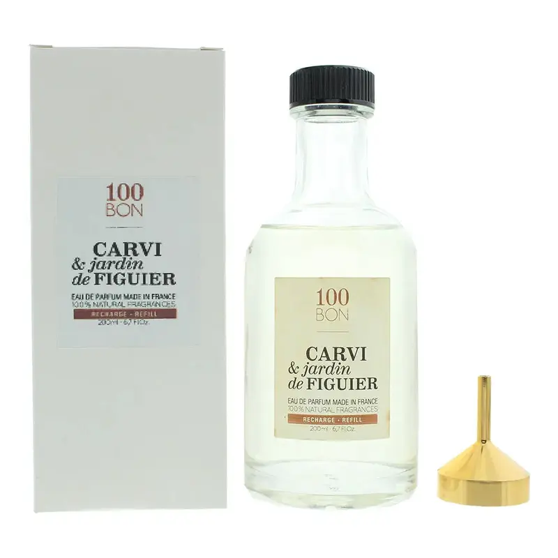 100 Bon Carvi & Jardin De Figuier Refill Tester Eau de Parfum 200ml