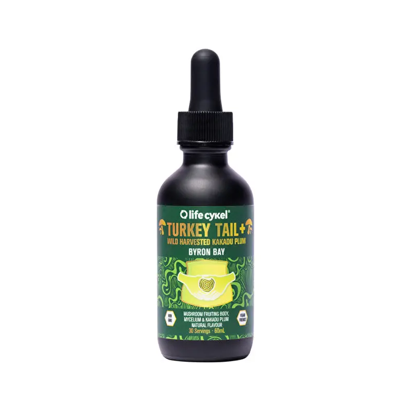 Life Cykel Turkey Tail + Wild Harvested Kakadu Plum 60ml