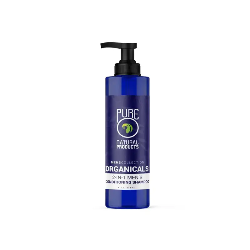 PureO Natural Products Organicals 2-n-1 Men's Conditioning Shampoo - 8 oz