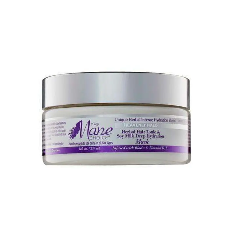 The Mane Choice Heavenly Halo Herbal Hair Tonic & Soy Milk Deep Hydration Mask