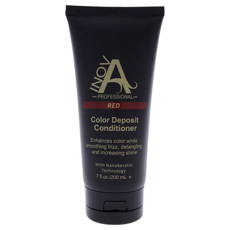 Inova Professional Color Deposit Conditioner - Red by Inova Professional for Unisex - 7 oz Conditioner