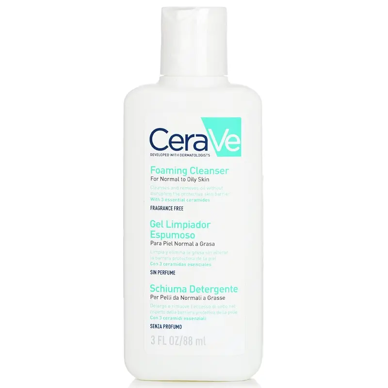 CeraVe Foaming Facial Cleanser for Normal to Oily Skin  88ml