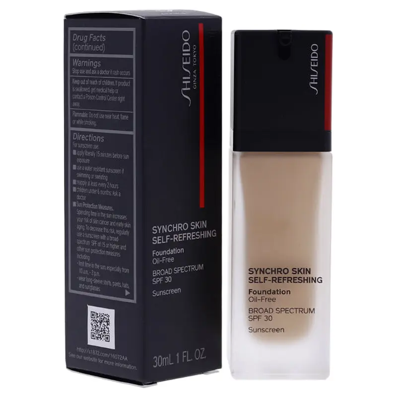 Shiseido Synchro Skin Self-Refreshing Foundation SPF 30 - 210 Birch by Shiseido for Women - 1 oz Foundation