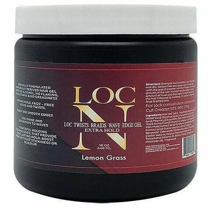 Loc N: Extra Hold Edge Gel 16oz