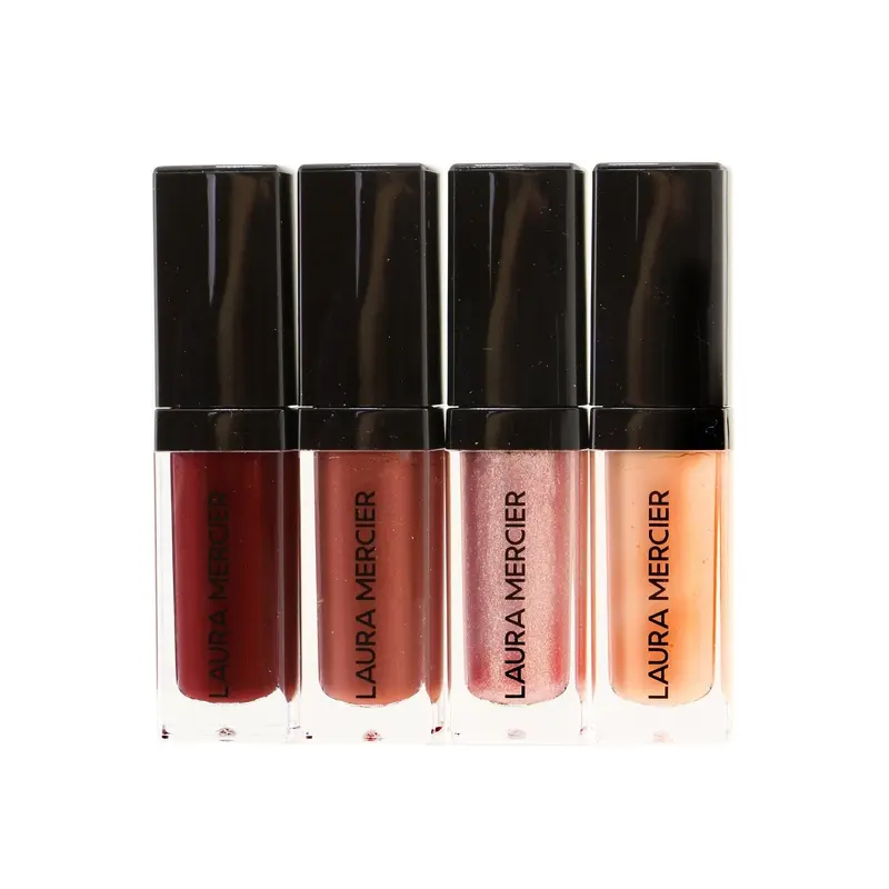 Laura Mercier Kisses From The Balcony Mini Lip Glace Collection (4x Mini Lip Glaze)  4x2.8g/0.1oz