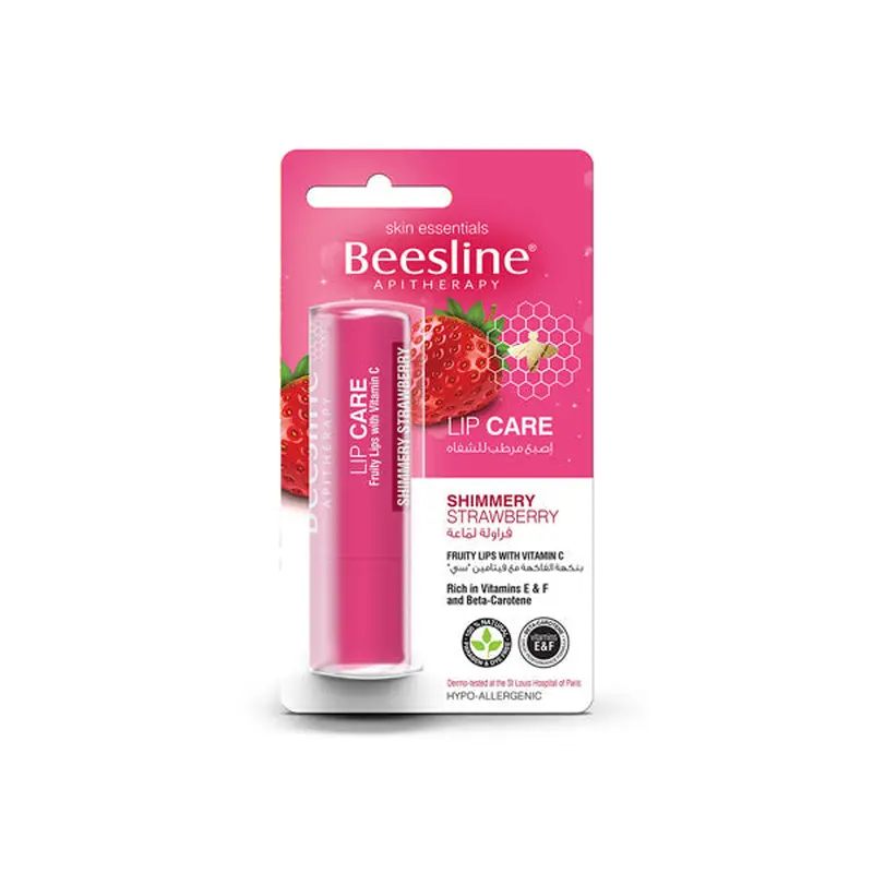 Beesline Lip Care Shimmery Strawberry