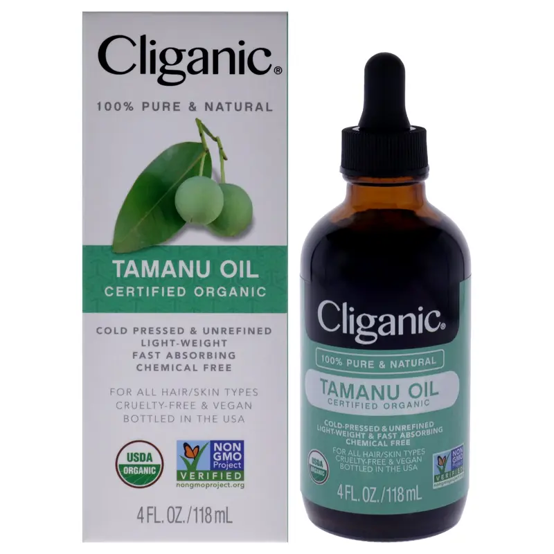 Cliganic Organic Tamanu by Cliganic for Unisex - 4 oz Oil