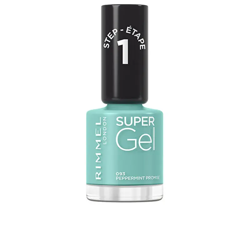 Rimmel London Super Gel Nail Polish #093-peppermint Promise 12ml