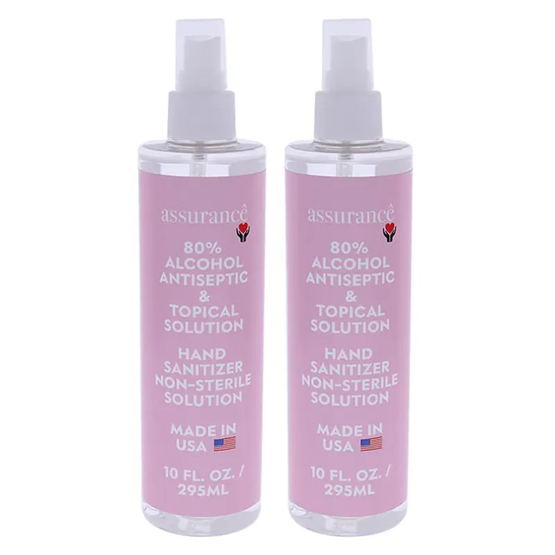 Assurance Hand Sanitizer Non-Sterile Solution by Assurance for Unisex - 10 oz Hand Sanitizer - Pack of 2
