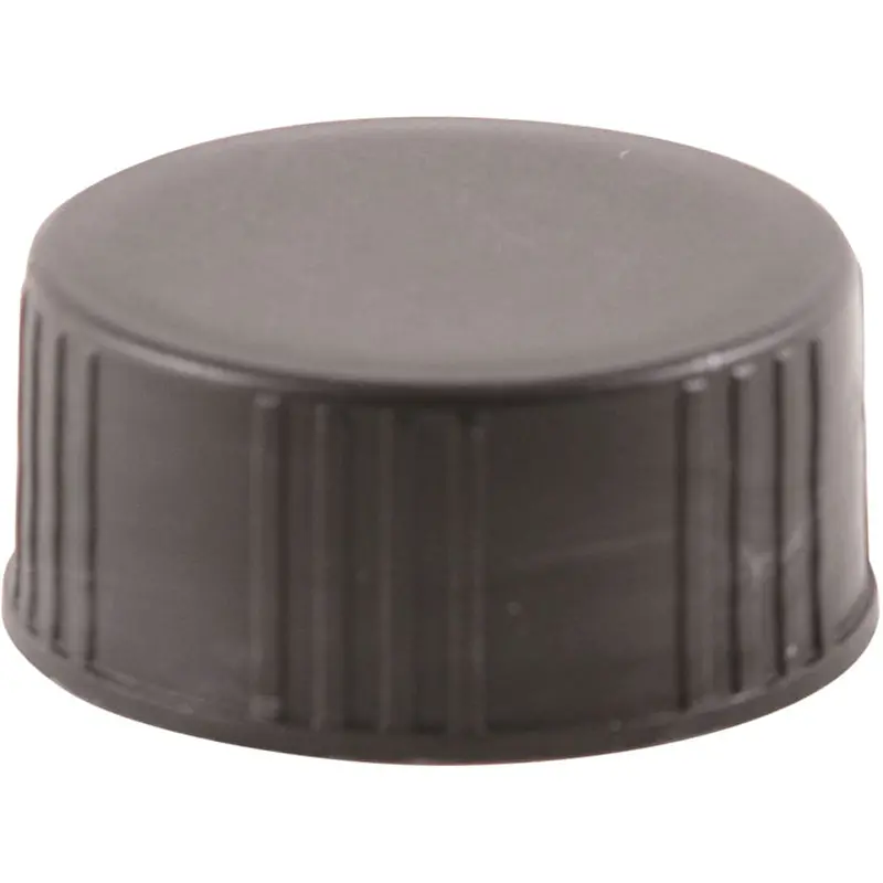 Dispensary & Clinic Items Screw Cap Plain Black 24mm