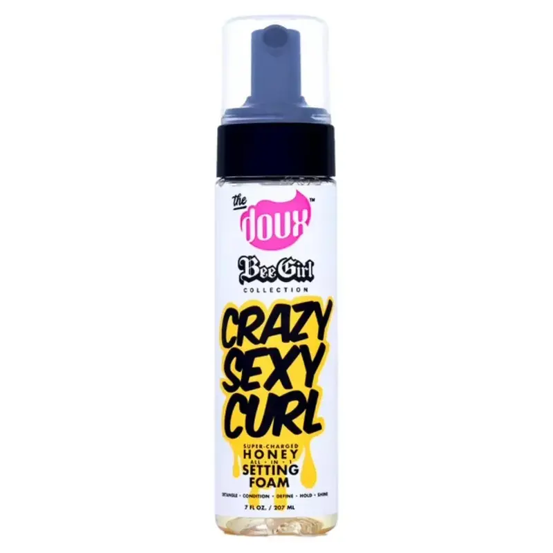 The Doux Bee Girl Collection Crazy-Sexy-Curl Honey Setting Foam- Choose Size