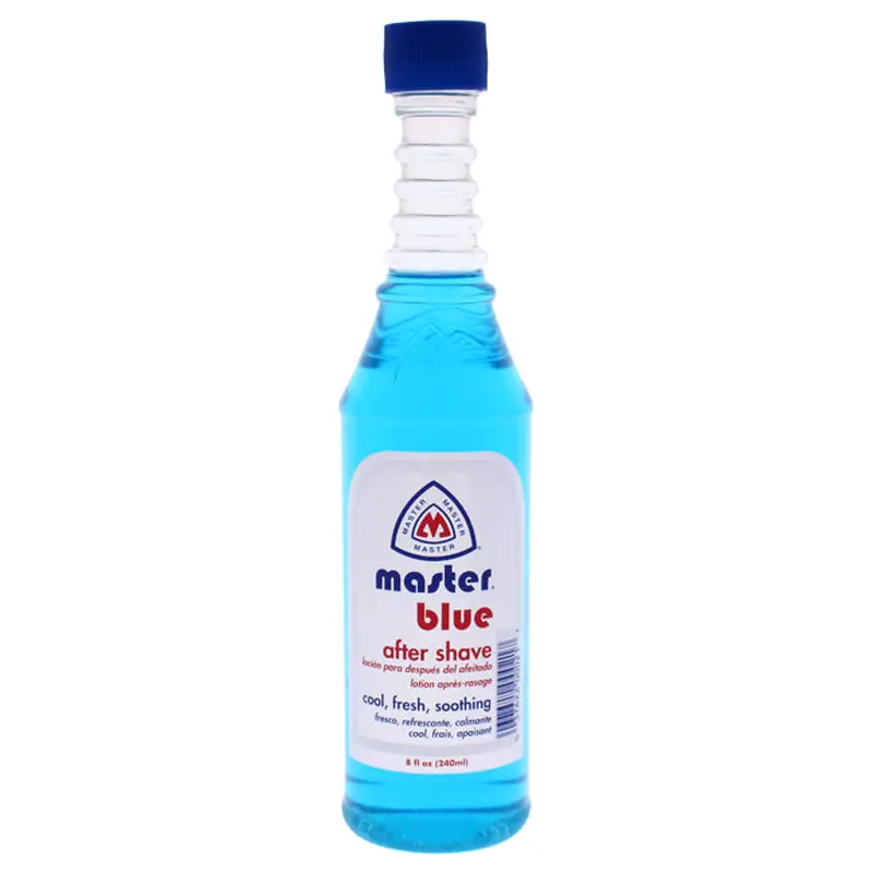 Master Well Comb Blue After Shave Lotion by Master Well Comb for Men - 8 oz After Shave Lotion