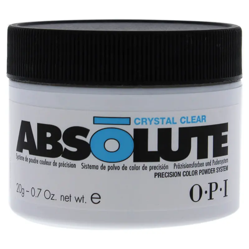 OPI Absolute Crystal Clear Powder by OPI for Women - 0.7 oz Nail Powder