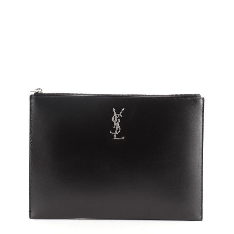 Classic Monogram Zip Pouch Leather Small S744816709611