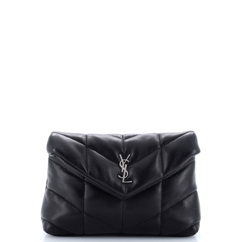 LouLou Puffer Clutch Leather Small S744816559079